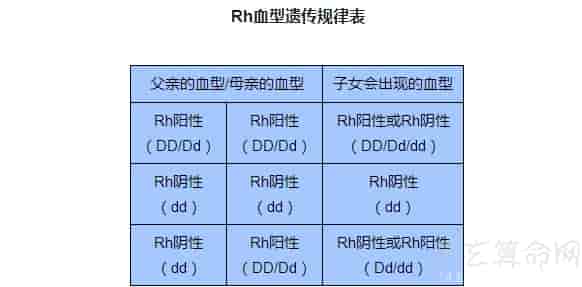 熊猫血型遗传大揭秘   熊猫血型遗传规律表