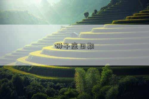 2024年狮子座日期，狮子座日期