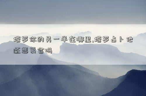 塔罗测试我的另一半在哪里出现，塔罗你的另一半在哪里,塔罗占卜他还想复合吗