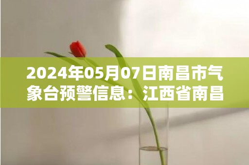 2024年05月07日南昌市气象台预警信息：江西省南昌市发布大雾黄色预警
