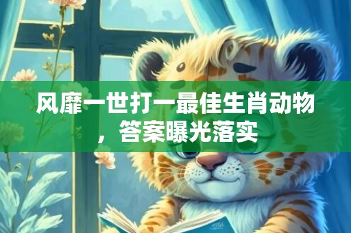风靡一世打一最佳生肖动物，答案曝光落实