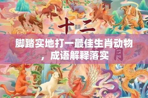 脚踏实地打一最佳生肖动物，成语解释落实
