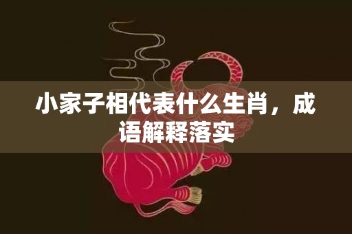 小家子相代表什么生肖，成语解释落实