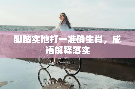 脚踏实地打一准确生肖，成语解释落实