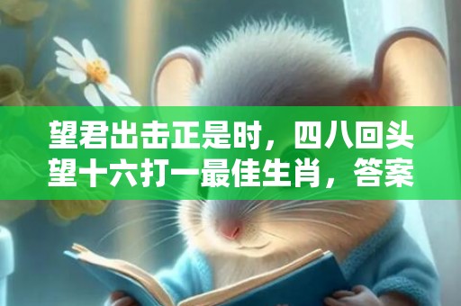 望君出击正是时，四八回头望十六打一最佳生肖，答案曝光落实