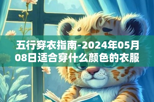五行穿衣指南-2024年05月08日适合穿什么颜色的衣服