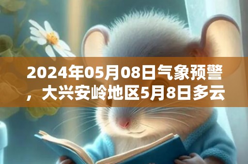 2024年05月08日气象预警，大兴安岭地区5月8日多云转晴最高温度23度