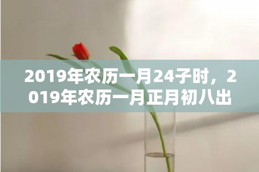 2019年农历一月24子时，2019年农历一月正月初八出生孩子名字推荐