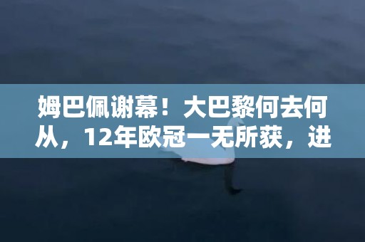姆巴佩谢幕！大巴黎何去何从，12年欧冠一无所获，进入平民时代