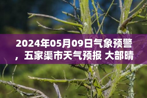 2024年05月09日气象预警，五家渠市天气预报 大部晴