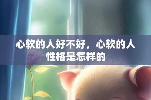 心软的人好不好，心软的人性格是怎样的
