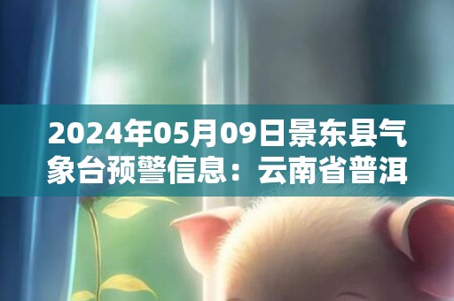 2024年05月09日景东县气象台预警信息：云南省普洱市景东彝族自治县发布暴雨橙色预警