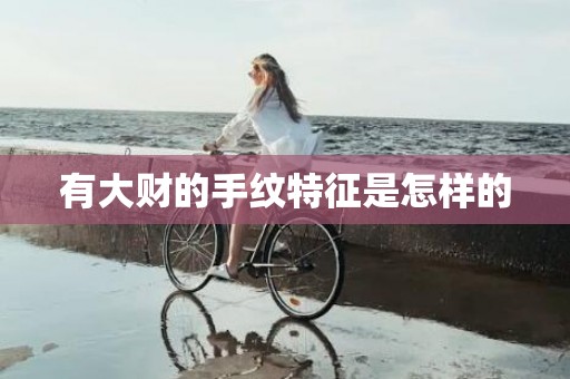 有大财的手纹特征是怎样的