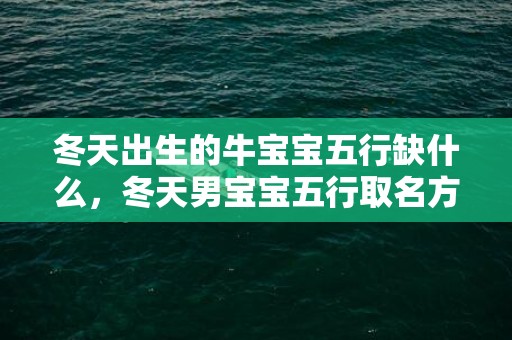 冬天出生的牛宝宝五行缺什么，冬天男宝宝五行取名方法，冬季五行属性分析