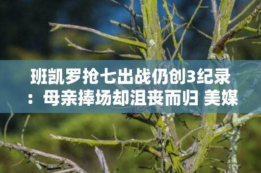 班凯罗抢七出战仍创3纪录：母亲捧场却沮丧而归 美媒盛赞前途光明
