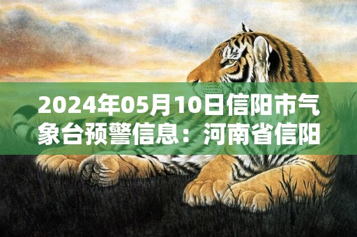 2024年05月10日信阳市气象台预警信息：河南省信阳市发布大风蓝色预警