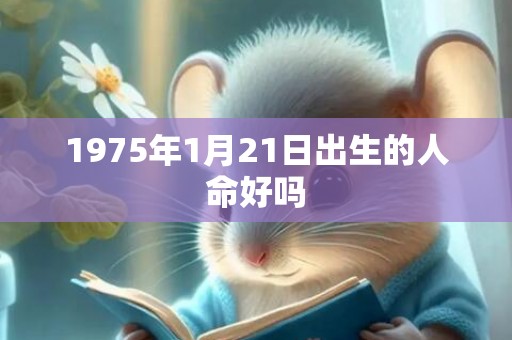 1975年1月21日出生的人命好吗