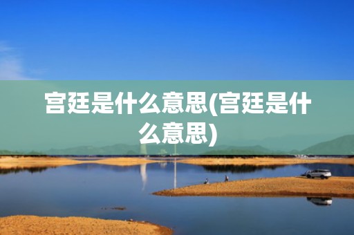宫廷是什么意思(宫廷是什么意思)