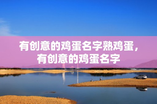 有创意的鸡蛋名字熟鸡蛋，有创意的鸡蛋名字