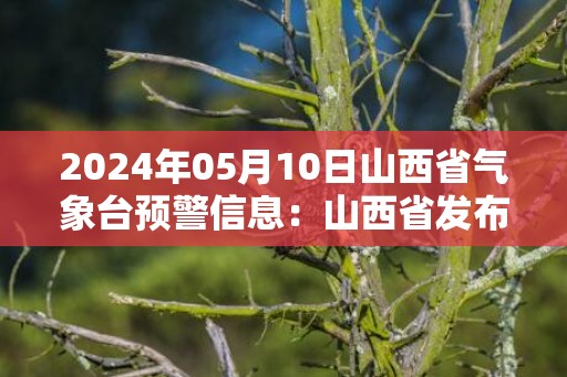 2024年05月10日山西省气象台预警信息：山西省发布沙尘蓝色预警
