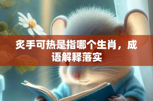 炙手可热是指哪个生肖，成语解释落实
