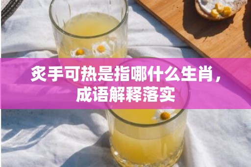 炙手可热是指哪什么生肖，成语解释落实