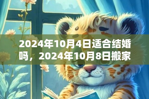 2024年10月4日适合结婚吗，2024年10月8日搬家好不好