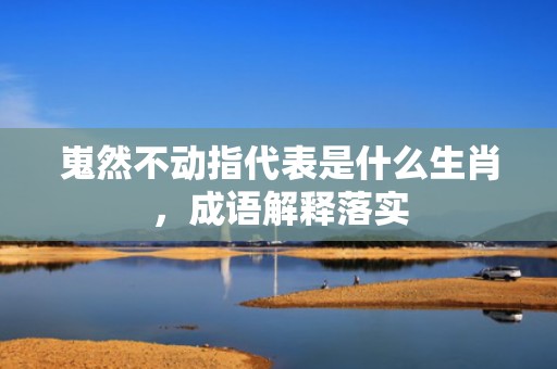 嵬然不动指代表是什么生肖，成语解释落实