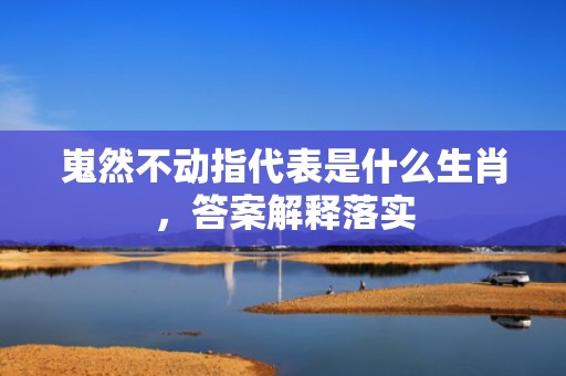 嵬然不动指代表是什么生肖，答案解释落实