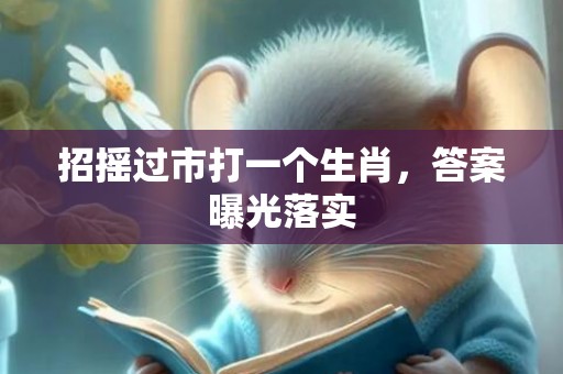 招摇过市打一个生肖，答案曝光落实