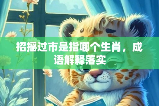 招摇过市是指哪个生肖，成语解释落实