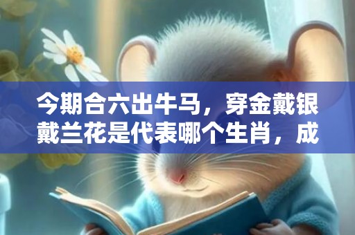 今期合六出牛马，穿金戴银戴兰花是代表哪个生肖，成语解释落实