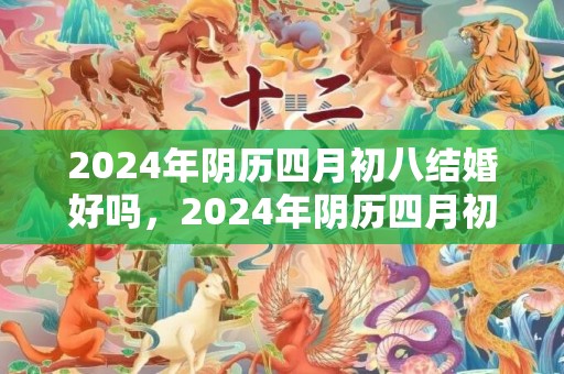 2024年阴历四月初八结婚好吗，2024年阴历四月初六出生的男孩命运如何