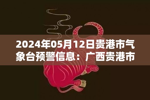 2024年05月12日贵港市气象台预警信息：广西贵港市发布暴雨黄色预警