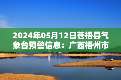 2024年05月12日苍梧县气象台预警信息：广西梧州市苍梧县发布暴雨橙色预警