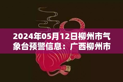 2024年05月12日柳州市气象台预警信息：广西柳州市更新雷雨大风黄色预警