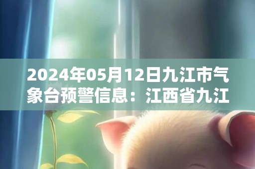 2024年05月12日九江市气象台预警信息：江西省九江市发布大风蓝色预警