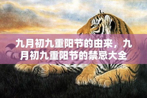 九月初九重阳节的由来，九月初九重阳节的禁忌大全
