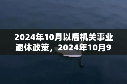 2024年10月以后机关事业退休政策，2024年10月9日财神方位