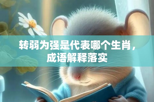 转弱为强是代表哪个生肖，成语解释落实