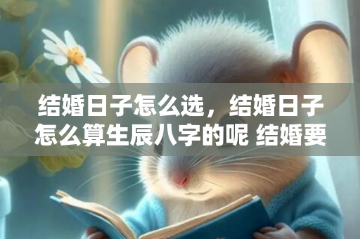 结婚日子怎么选，结婚日子怎么算生辰八字的呢 结婚要合八字算日子吗