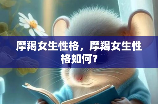 摩羯女生性格，摩羯女生性格如何？
