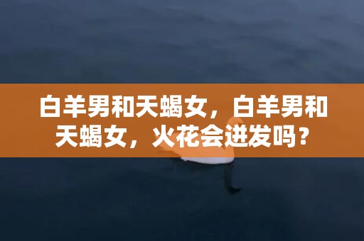 白羊男和天蝎女，白羊男和天蝎女，火花会迸发吗？