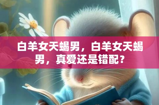 白羊女天蝎男，白羊女天蝎男，真爱还是错配？