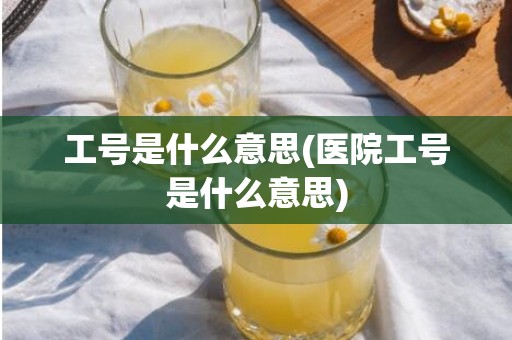 工号是什么意思(医院工号是什么意思)