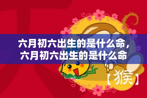 六月初六出生的是什么命，六月初六出生的是什么命