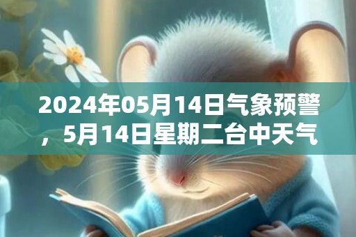 2024年05月14日气象预警，5月14日星期二台中天气预报 大部小雨转多云