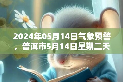 2024年05月14日气象预警，普洱市5月14日星期二天气预报 大部阵雨