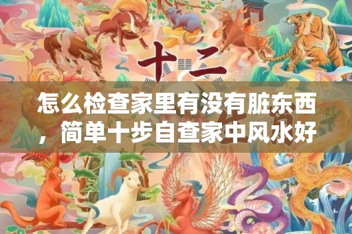 怎么检查家里有没有脏东西，简单十步自查家中风水好不好