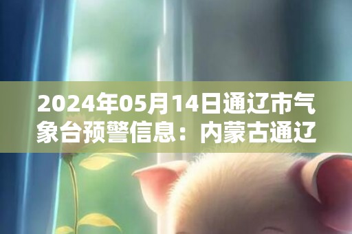 2024年05月14日通辽市气象台预警信息：内蒙古通辽市发布大风蓝色预警